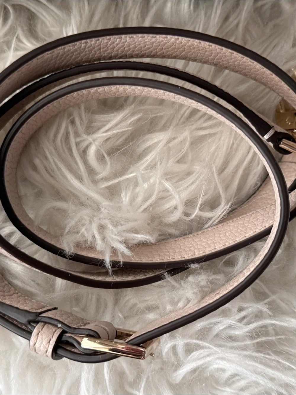 kate spade Pebbled Leather Hobo Shoulder Bag in Light Beige with Gold Hardware